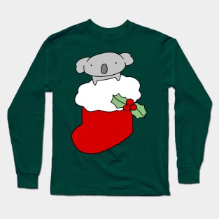 Christmas Stocking Koala Long Sleeve T-Shirt